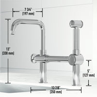Cass Kitchen Faucet With Sprayer