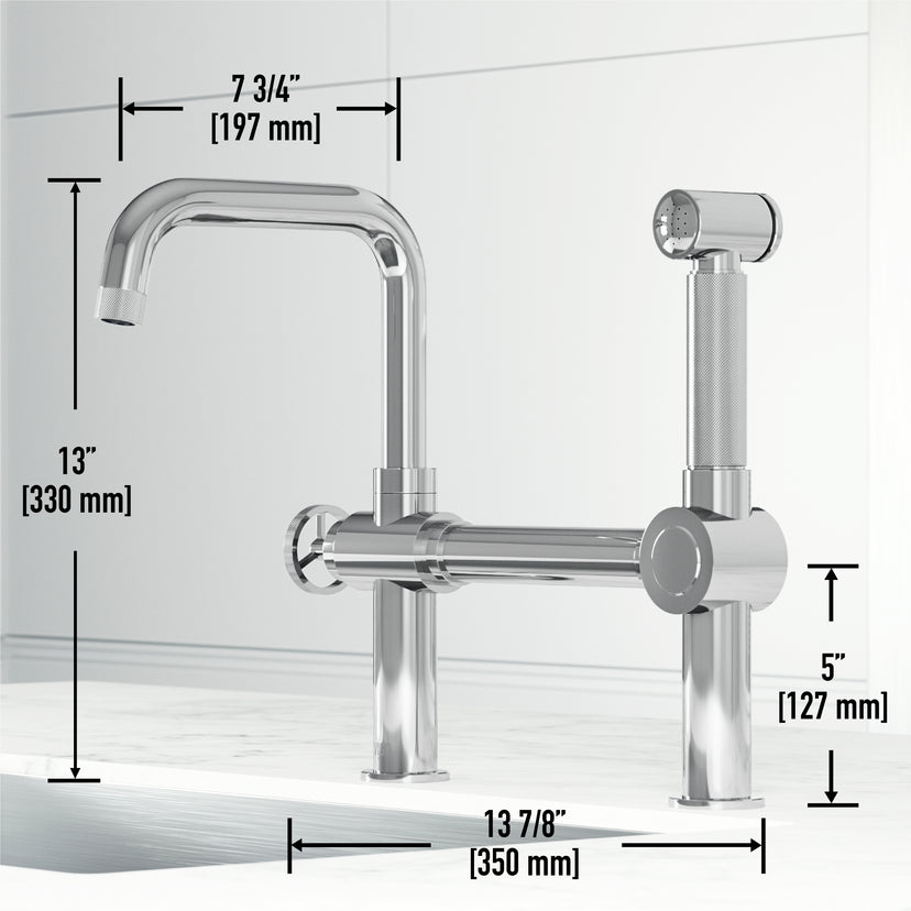 Cass Kitchen Faucet With Sprayer