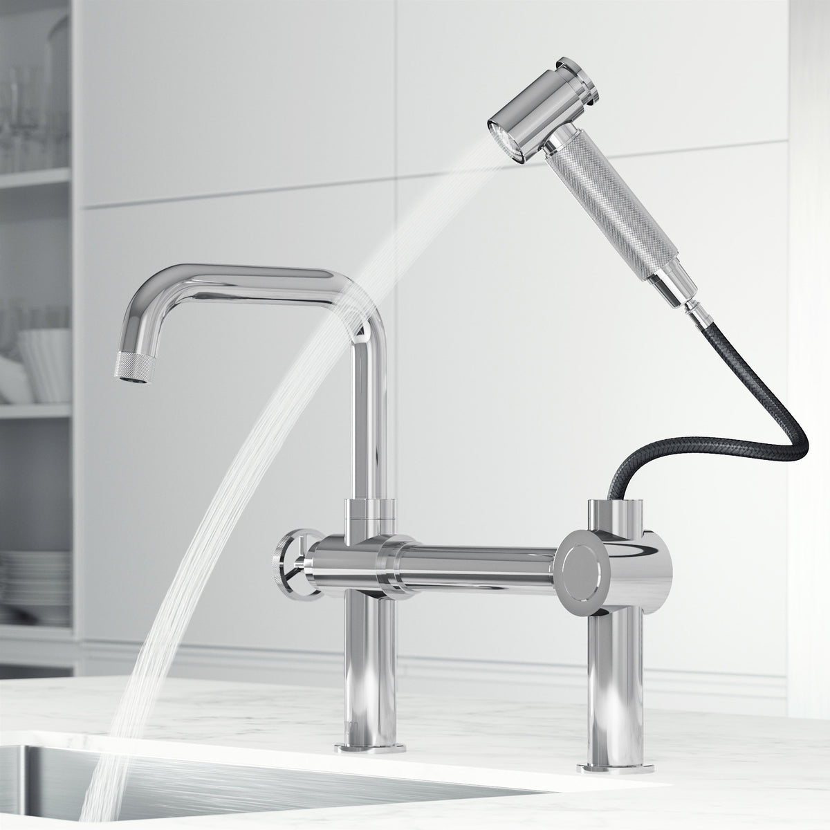 Cass Kitchen Faucet With Sprayer