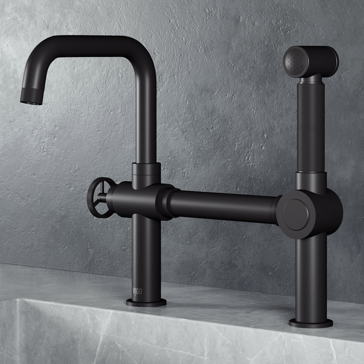 Cass Kitchen Faucet With Sprayer