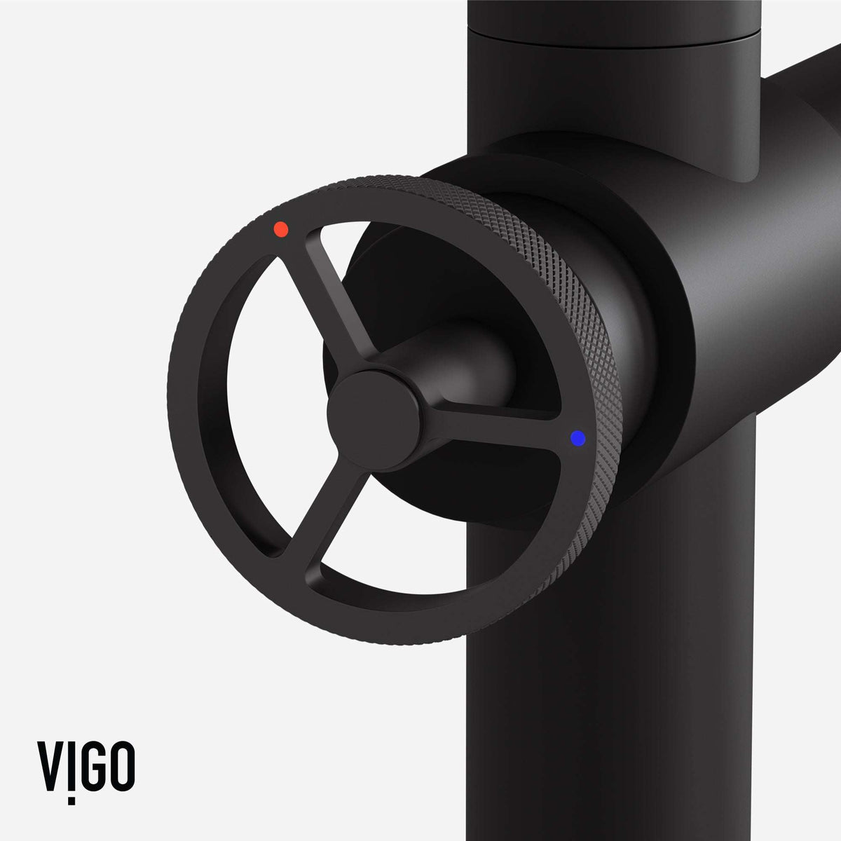 VIGO Cass Kitchen Faucet with pull-out sprayer in chrome with high-arc swivel spout and industrial design