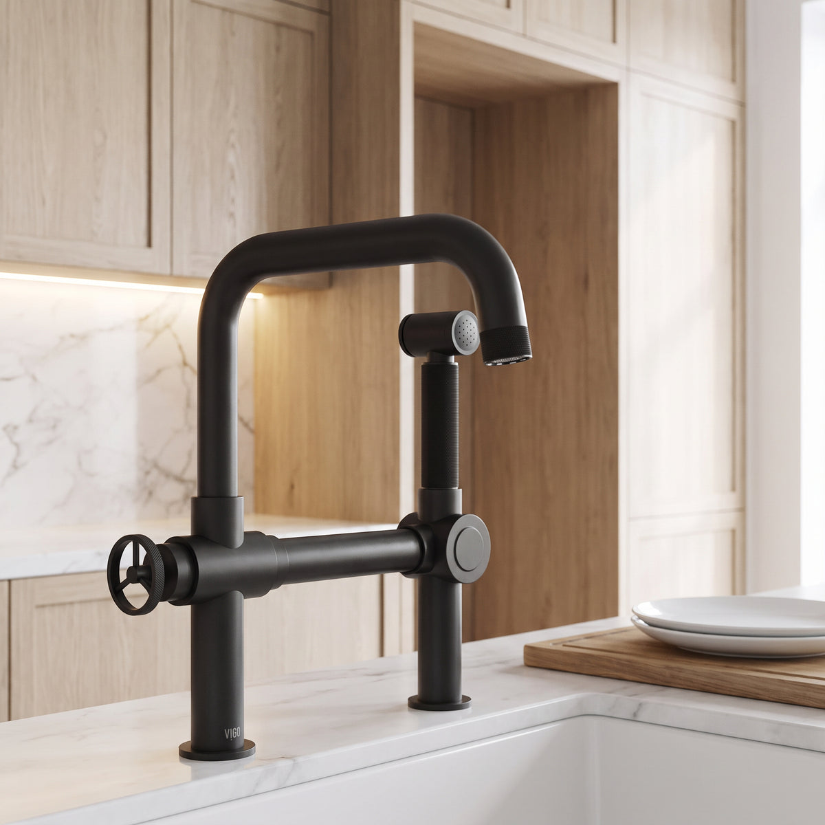 Cass Kitchen Faucet With Sprayer