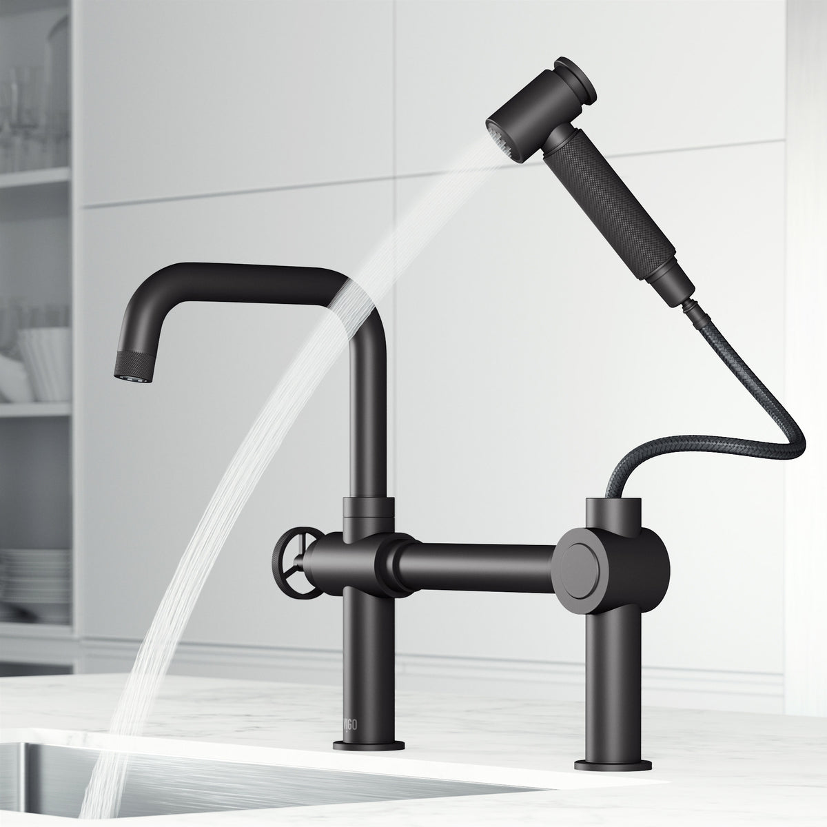 Cass Kitchen Faucet With Sprayer
