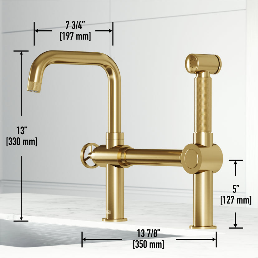 Cass Kitchen Faucet With Sprayer
