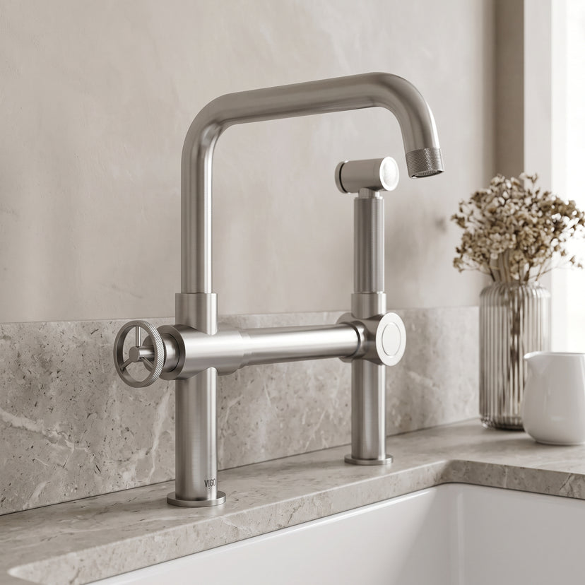 Cass Kitchen Faucet With Sprayer