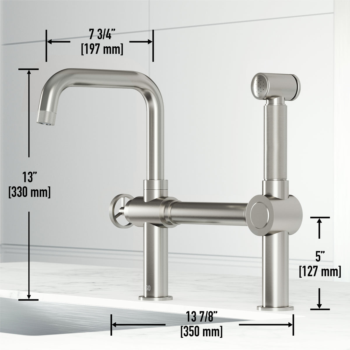 Cass Kitchen Faucet With Sprayer