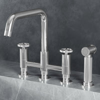 Cass Pull-Out Bridge Kitchen Faucet