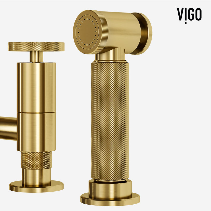 Modern kitchen faucet featuring high-arc design and pre-rinse capability