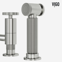Cass Pull-Out Bridge Kitchen Faucet