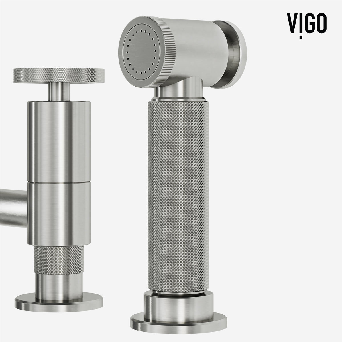 Cass Pull-Out Bridge Kitchen Faucet