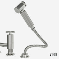 Cass Pull-Out Bridge Kitchen Faucet