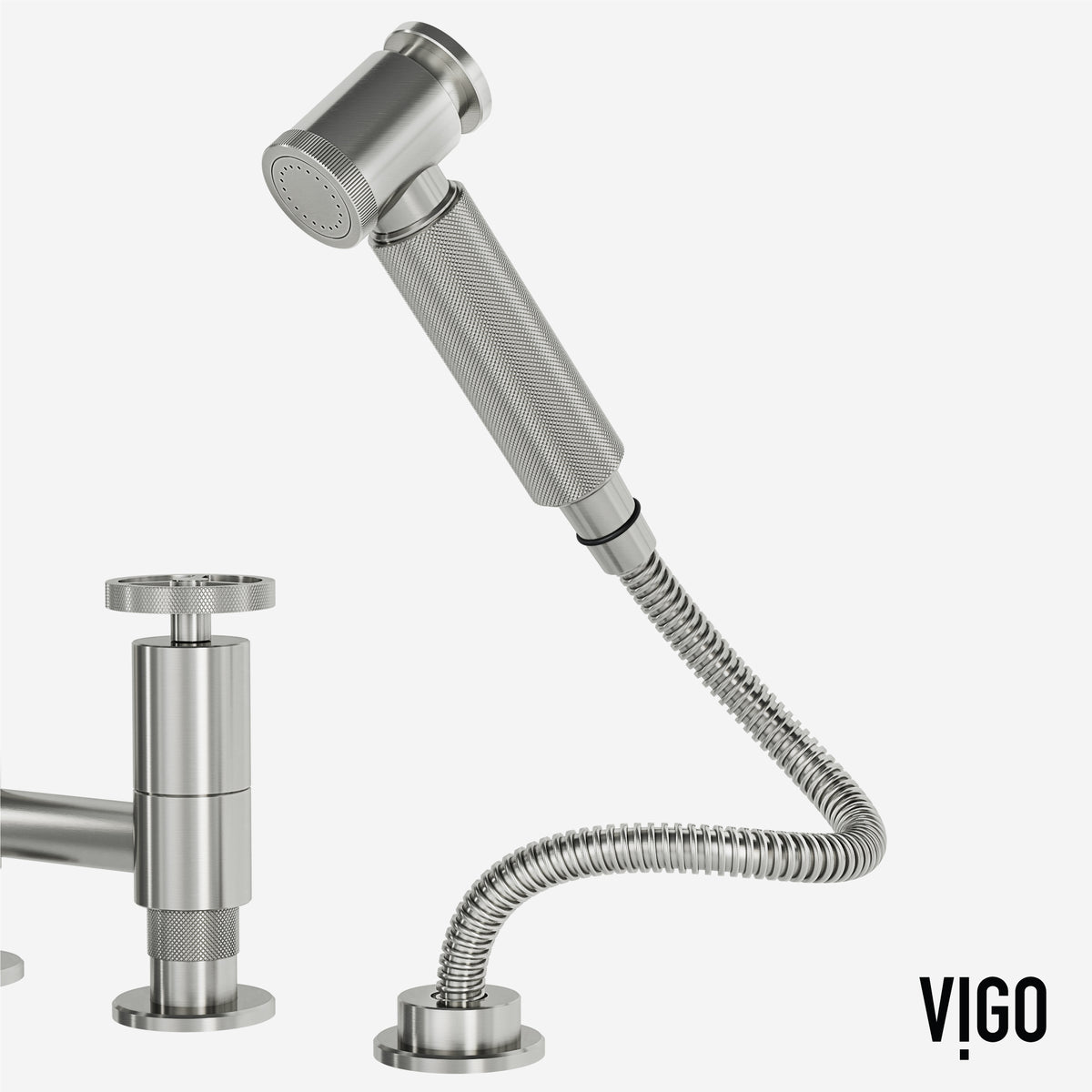 Cass Pull-Out Bridge Kitchen Faucet