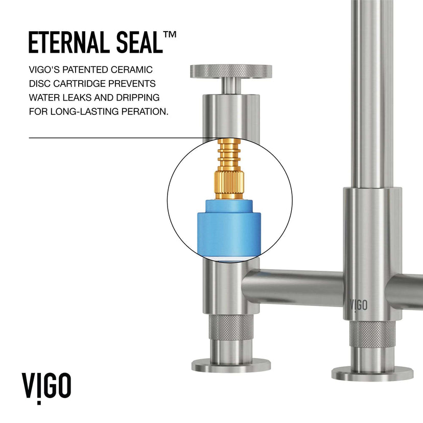 Deck-mounted faucet with high-arc spout and included hose for side spray