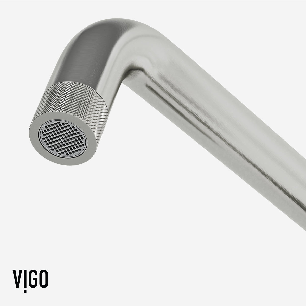 Stainless steel kitchen faucet with secure docking station and spot-resistant surface