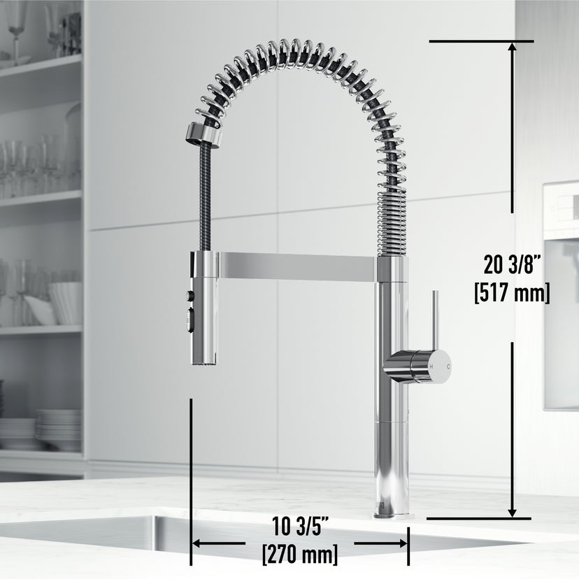 Edison Pro Pull-Down Spray Kitchen Faucet
