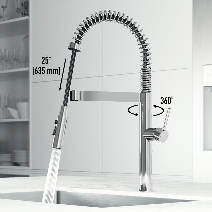 Edison Pro Pull-Down Spray Kitchen Faucet