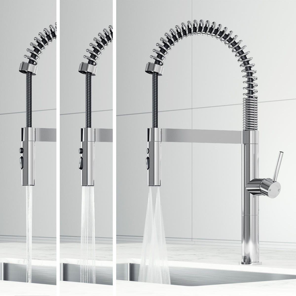 Edison Pro Pull-Down Spray Kitchen Faucet