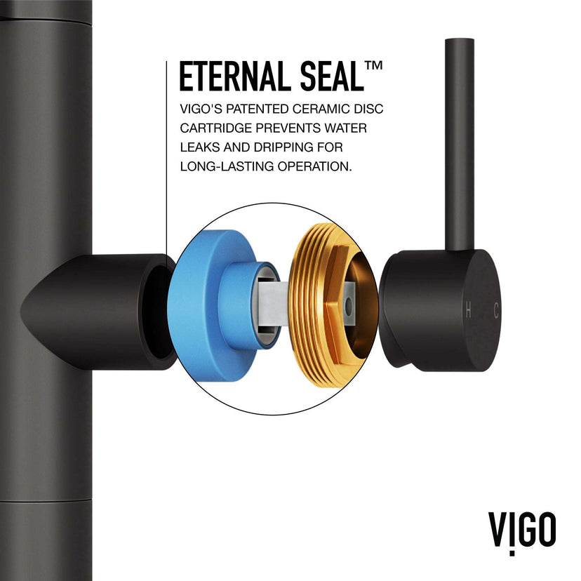 Edison Pro Pull-Down Spray Kitchen Faucet in stainless steel with matte black accents and high-arc spring neck design