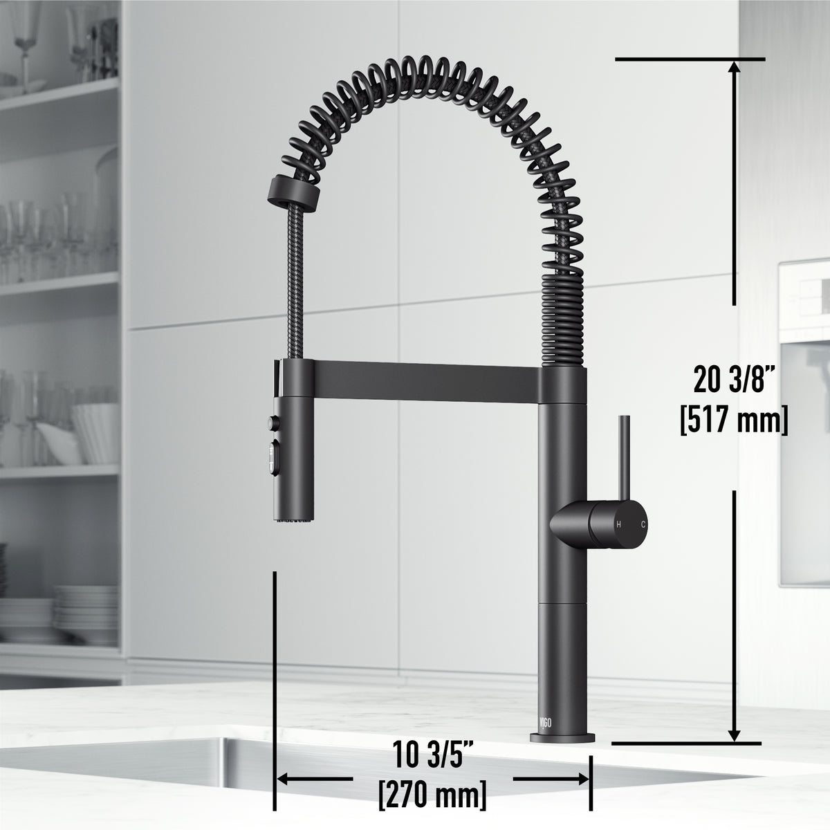Edison Pro Pull-Down Spray Kitchen Faucet