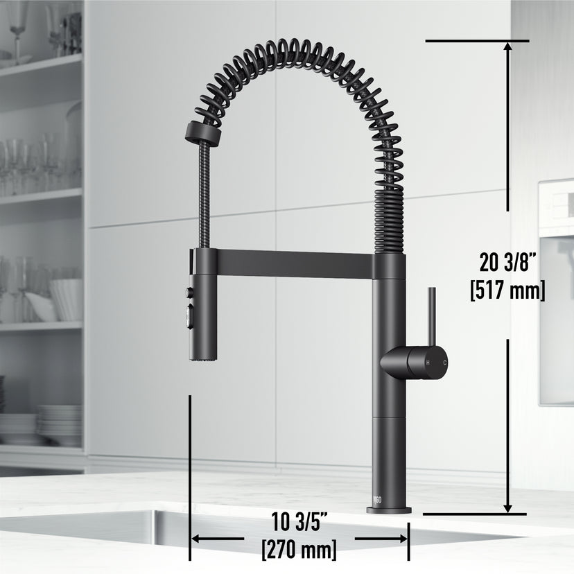 Edison Pro Pull-Down Spray Kitchen Faucet