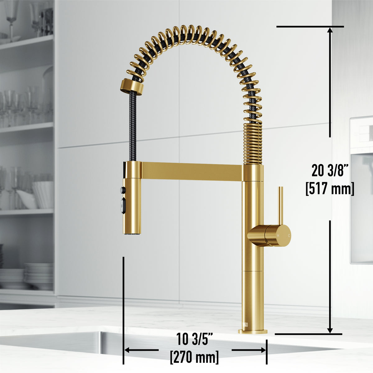 Edison Pro Pull-Down Spray Kitchen Faucet