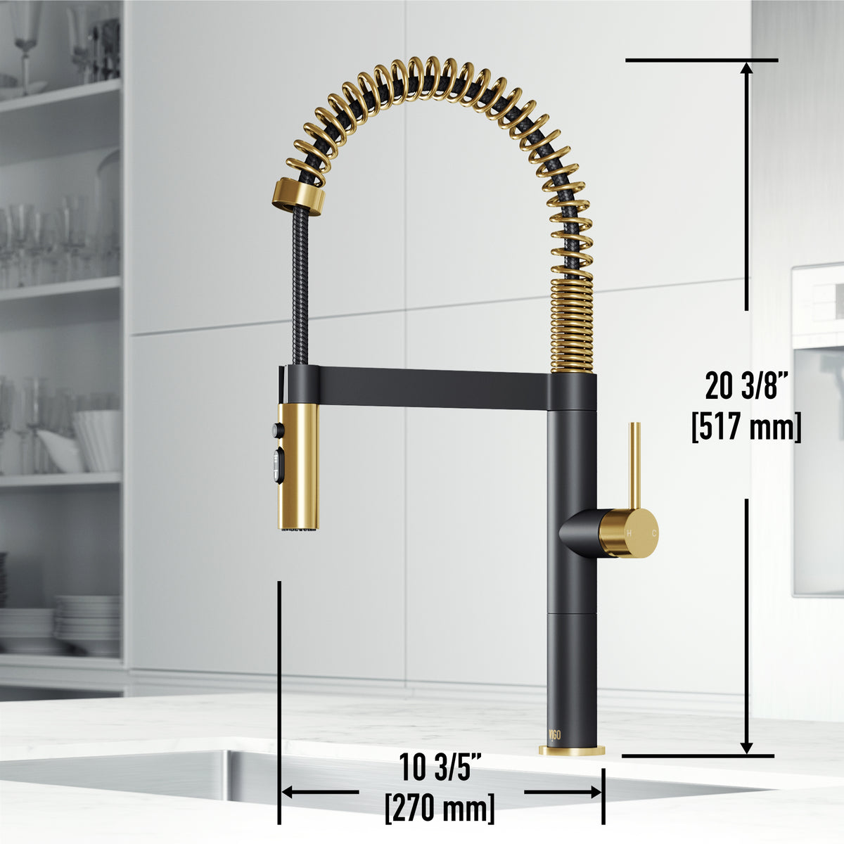 Edison Pro Pull-Down Spray Kitchen Faucet