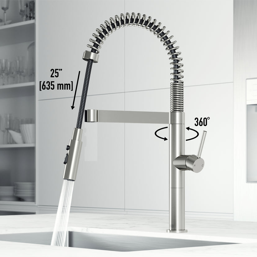 Edison Pro Pull-Down Spray Kitchen Faucet
