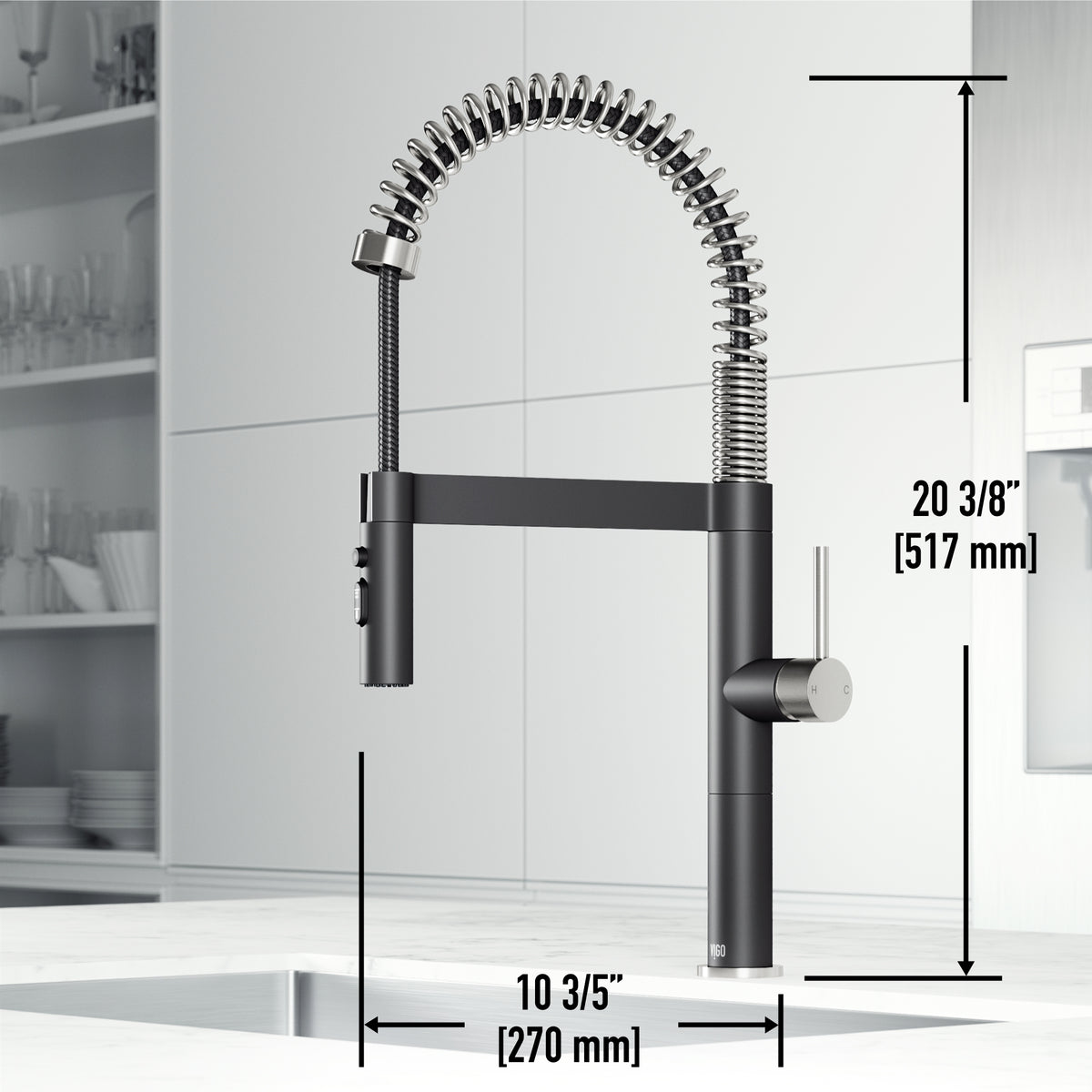 Edison Pro Pull-Down Spray Kitchen Faucet