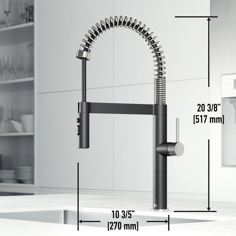 Edison Pro Pull-Down Spray Kitchen Faucet