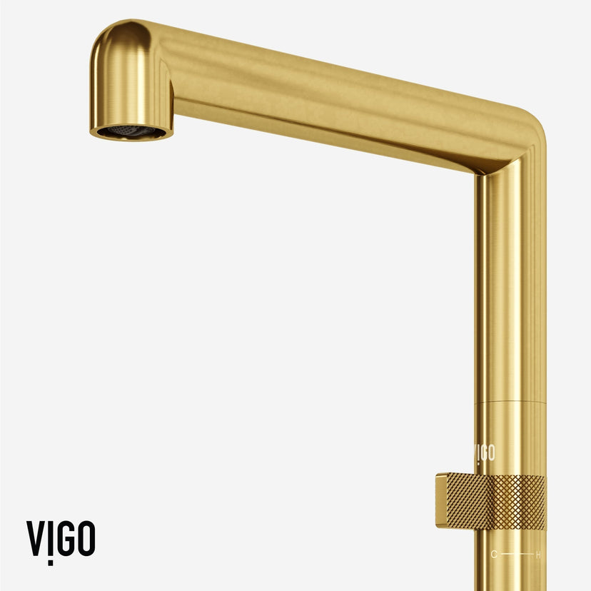 Modern contemporary kitchen bar faucet with pre-rinse function and swivel spout