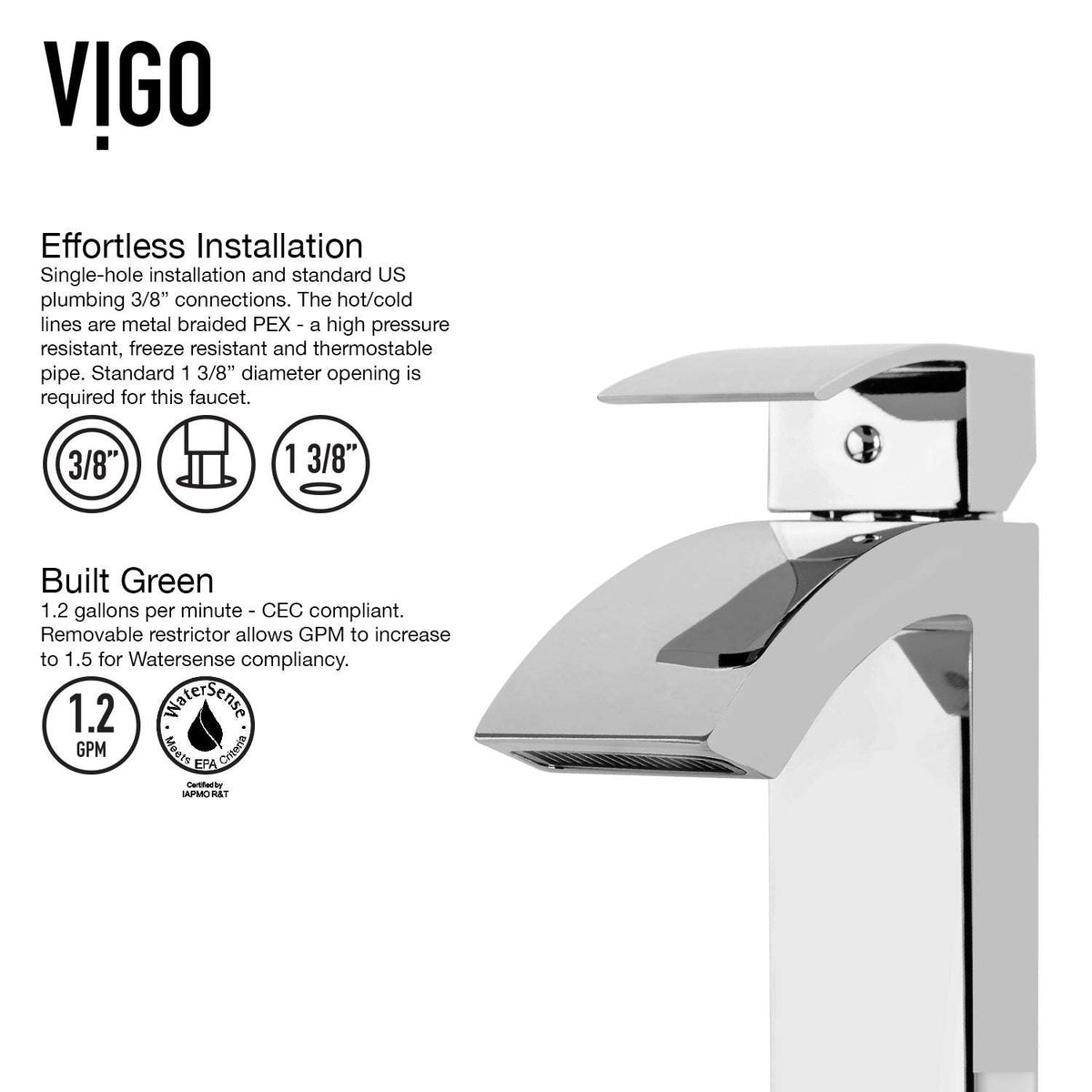 Duris Single Handle Single-Hole Bathroom Vessel Faucet