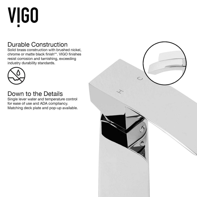 Duris Single Handle Single-Hole Bathroom Vessel Faucet