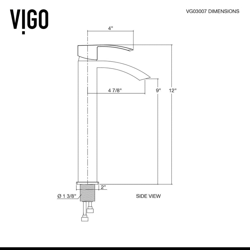Duris Single Handle Single-Hole Bathroom Vessel Faucet