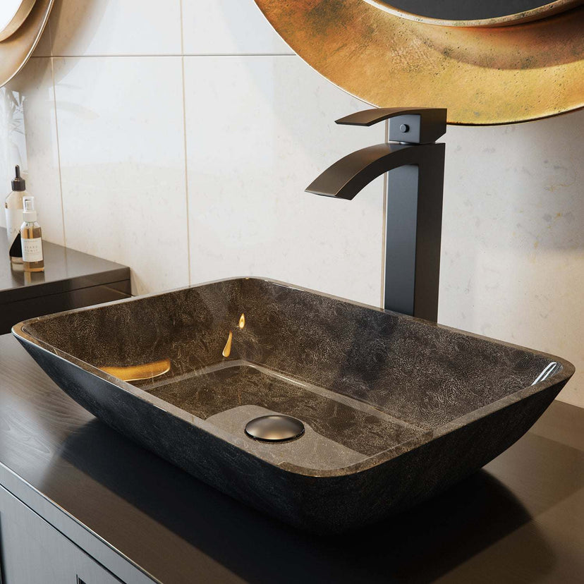 Duris Single Handle Single-Hole Bathroom Vessel Faucet