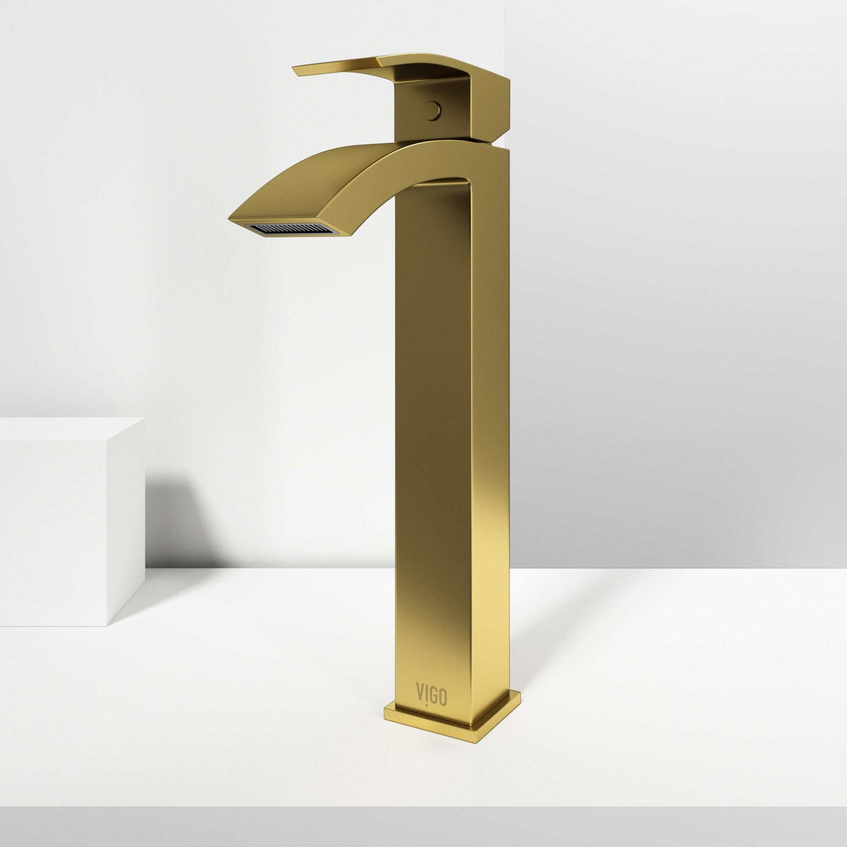 Modern bathroom faucet with low flow design and tarnish-resistant finish