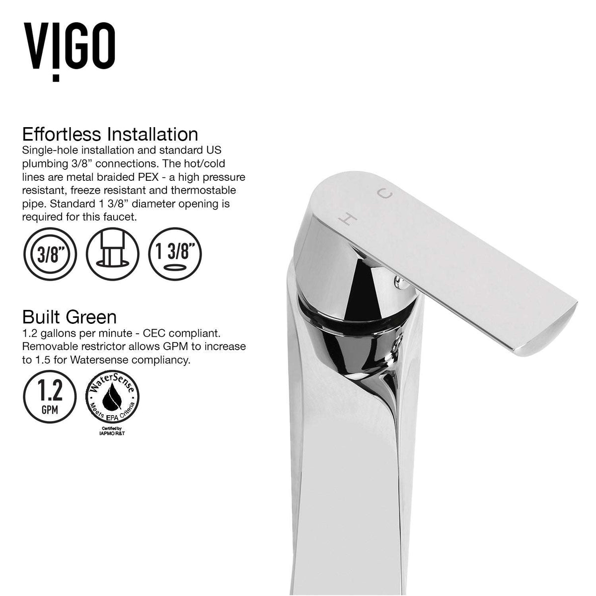 Linus Vessel Sink Faucet