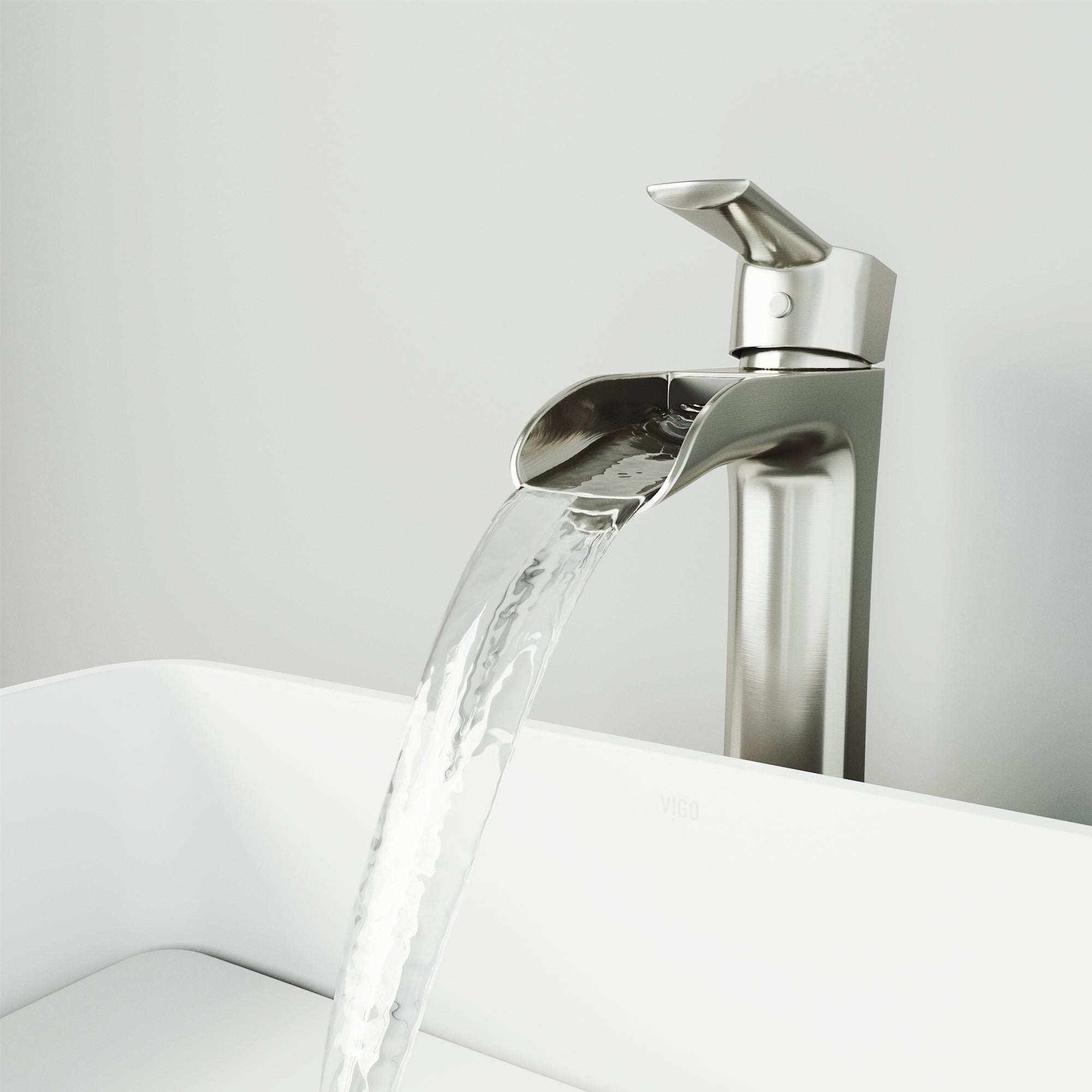 Deck-mounted faucet with included mounting hardware and supply lines