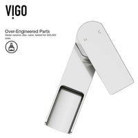 10-inch tall vessel faucet with lever handle and chrome finish