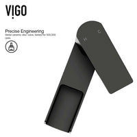 Easy-install matte black vessel faucet with low flow and tarnish-resistant surface