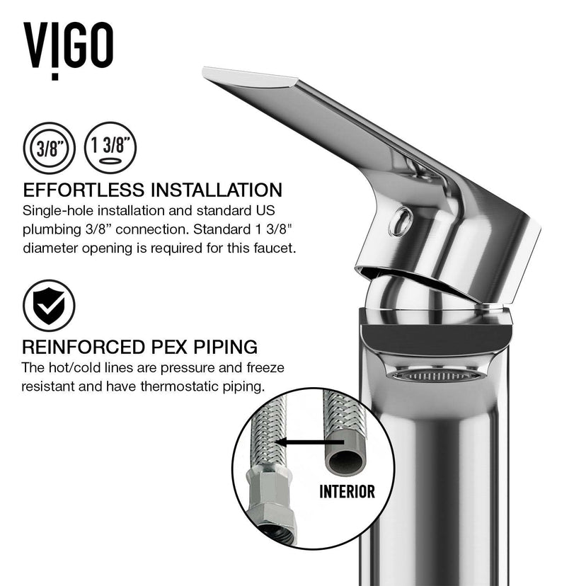 Contemporary vessel filler in chrome with easy installation features