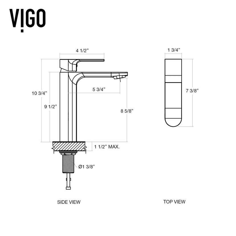 Vessel faucet with included supply lines and low flow technology