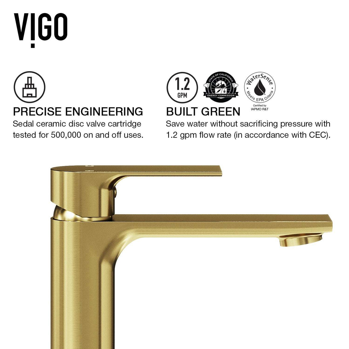 Vessel faucet with included supply lines and low flow technology