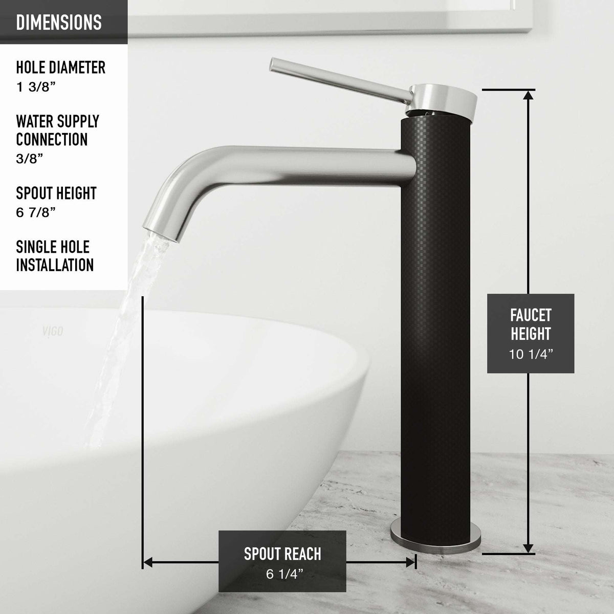 Madison Vessel Sink Faucet