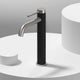 Modern bathroom vessel faucet with included components and low flow