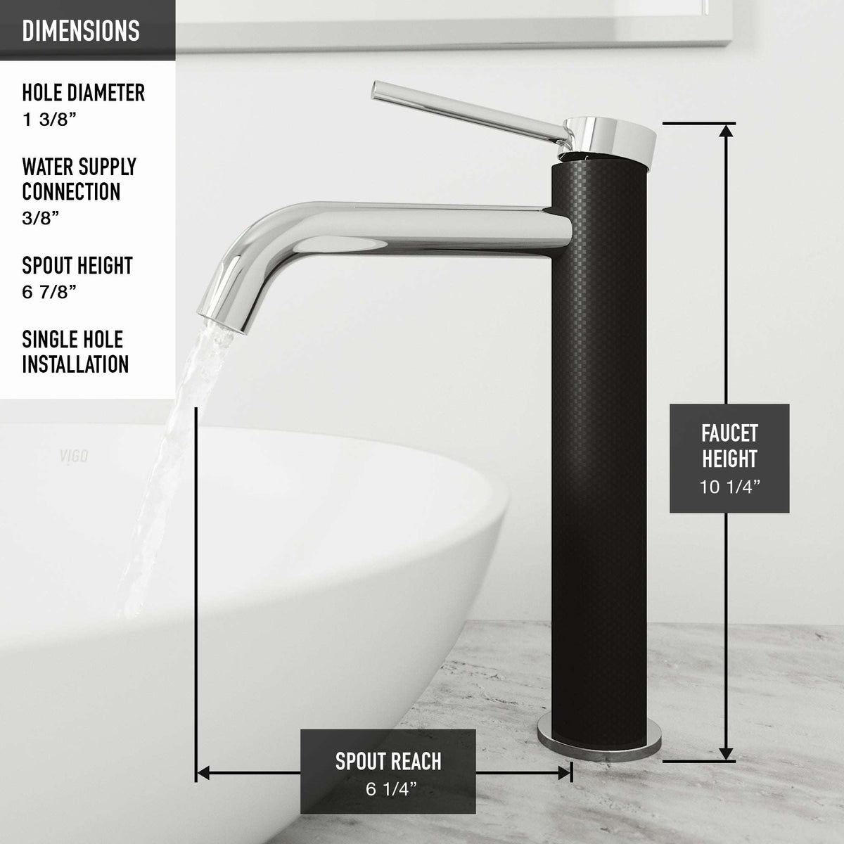 Madison Vessel Sink Faucet
