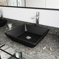 Low flow vessel faucet with included mounting hardware and supply lines