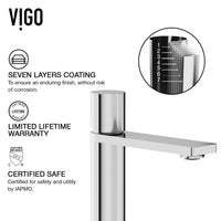 Deck-mounted faucet with ceramic disc cartridge and low lead design