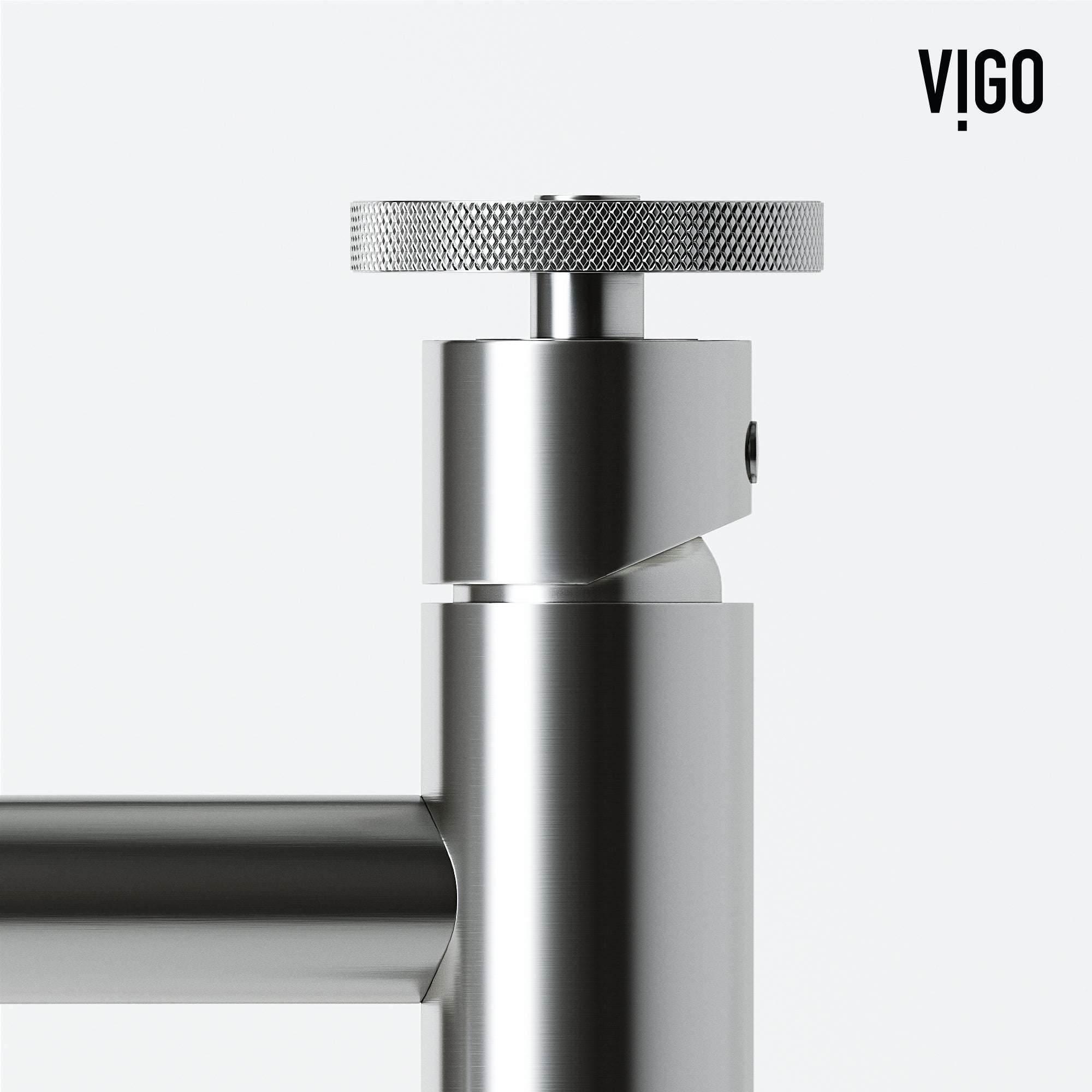 High arc spout faucet with ceramic disc cartridge and easy installation