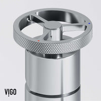 Vessel faucet with all mounting materials included and brass construction