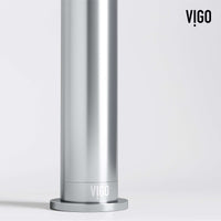 Modern bathroom faucet with 12-inch assembled height and low flow